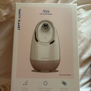 Vanity Planet Aira Ionic Facial Steamer - Rose Gold